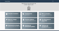 Desktop Screenshot of linares.gob.mx